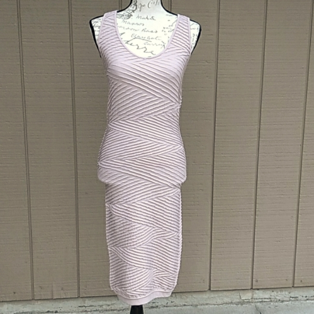 Bebe Blush Bodycon Dress Size Large